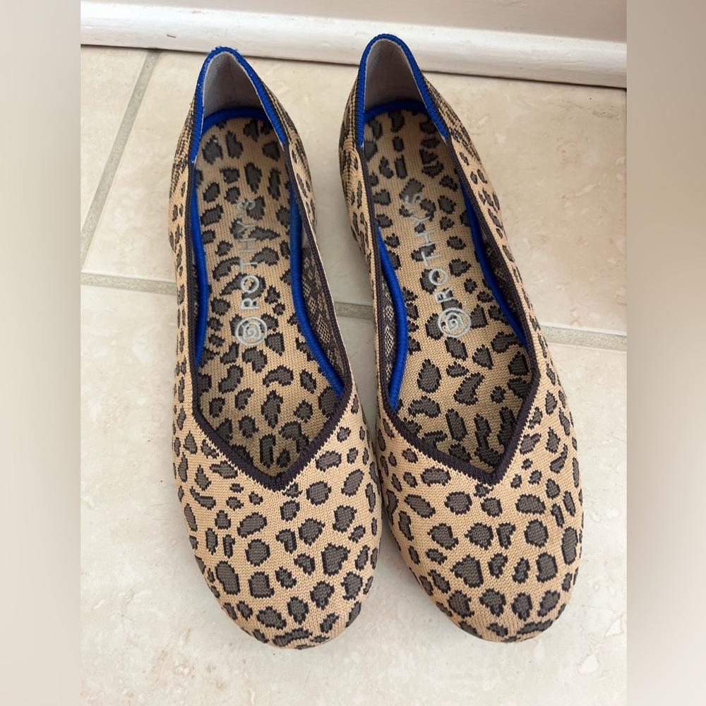 Rothy’s leopard flats